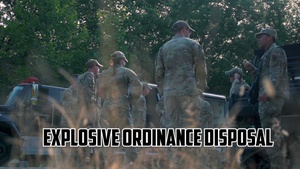 Explosive Ordnance Disposal demonstrates demolition