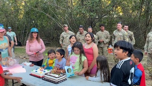 U.S. Army Soldiers Celebrate North Carolina Resident's Birthday During Hurricane Relief Efforts