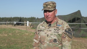1st Sgt. Bobby Delaporte from 1-7 CAV speaks about his role during E3B in Poland