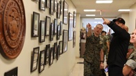 Actor David Boreanaz visits Marine Corps Base Quantico
