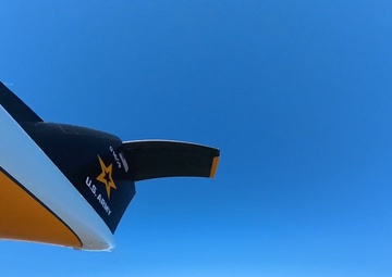 U.S. Army Golden Knights parachute into Bridge Day