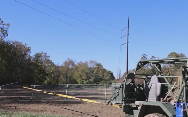 1-502nd Infantry Battalion assist Charles D. Owen Middle School