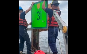 Coast Guard Aids to Navigation Teams join forces following Hurricane Milton