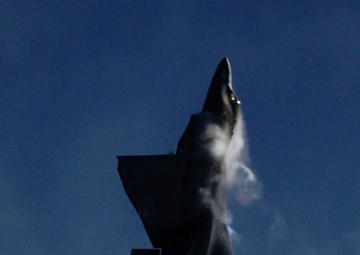 Slow-motion powerloop with flare