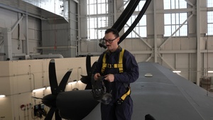 176th Wing maintainers maintain HC-130J Combat King II fuel tank