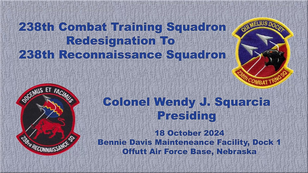 DVIDS - Video - 238th Reconnaissance Squadron Redesignation Ceremony