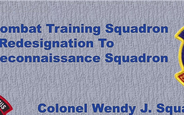 238th Reconnaissance Squadron Redesignation Ceremony