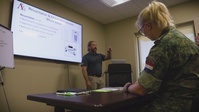 Dutch Marines attends a prolonged casualty care class