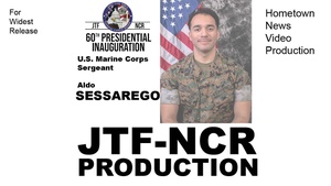 U.S. Marine Corps Sgt. Aldo Sessarego - Hometown News (JTF-NCR Reel)