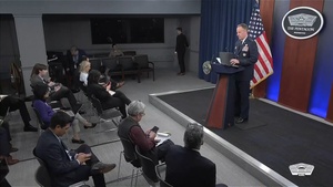 Pentagon Press Secretary Holds Briefing