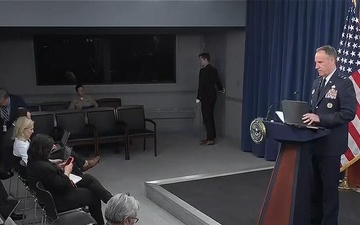 Pentagon Press Secretary Holds Briefing