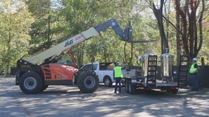 USACE Contractors Prepare For Installation of a Potable Water System at the University of North Carolina Asheville