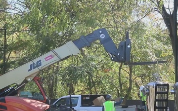 USACE Contractors Prepare For Installation of a Potable Water System at the University of North Carolina Asheville