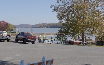 USACE Launches Barges at Claytor Lake