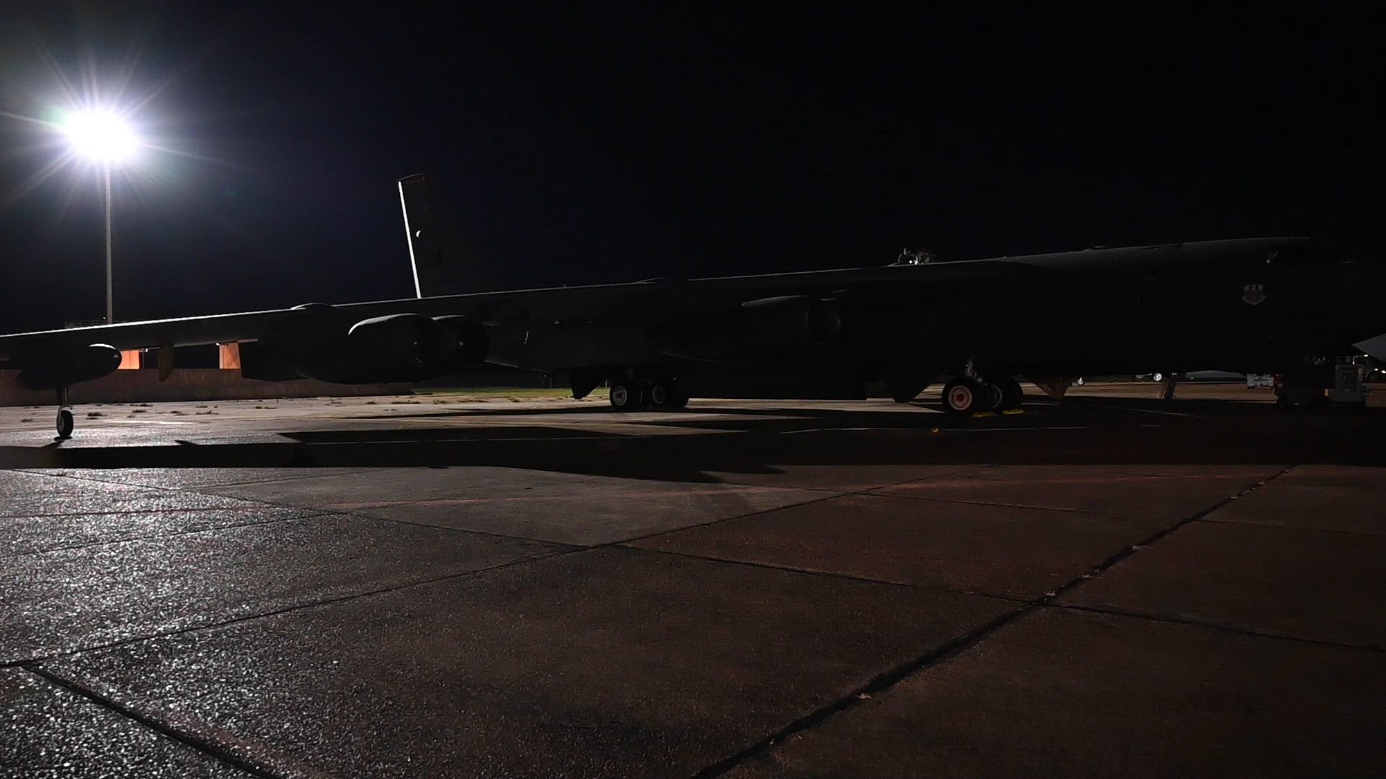Airmen from the 2nd Bomb Wing perform checks and maintenance for the B-52H Stratofortresses to prepare for Global Thunder 25 at Barksdale Air Force Base, La., Oct. 16, 2024. Global Thunder is an annual command and control exercise designed to train U.S. Strategic Command forces and assess joint operational readiness. This exercise is not in response to action by any nation or other actors. (U.S. Air Force video by Airman 1st Class Aaron Hill)