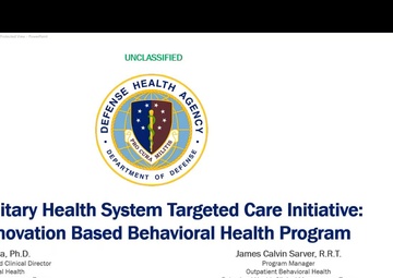 SEPT 2024 CCSS S02: The Military Health System Targeted Care Initiative: An Innovation-Based Behavioral Health Program