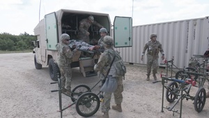 Global Medic Army Combat Support Hospital receives patients