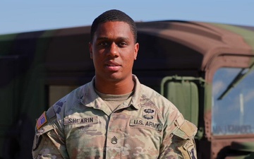 NFL Panthers - Staff Sgt. Rashawn Shearin