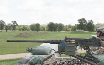 WAREX 87-24-02 M2 50 caliber machine gun at Fort McCoy, WI