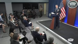 Pentagon Press Secretary Holds Briefing