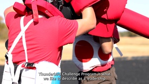 Thunderbird Challenge Program teaches cadets no obstacle too big to overcome