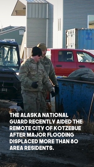 Alaska National Guard aids remote community after flooding