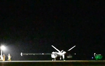 MQ-9 takeoff from Kunsan AB