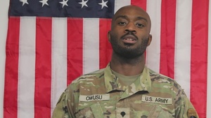 NFL Atlanta Falcons - Veterans Day - Spc. Owusu