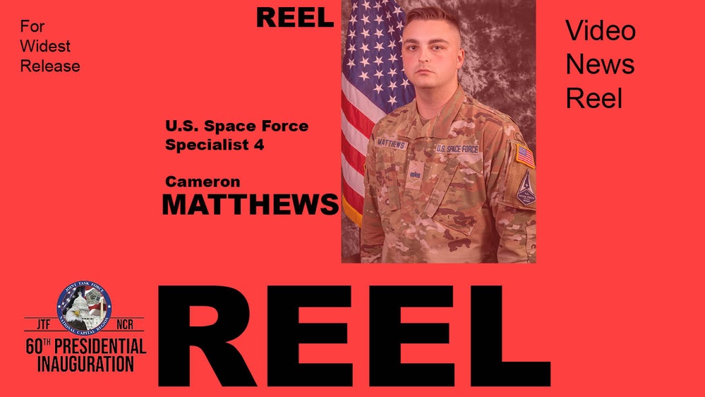 DVIDS - Video - U.S. Space Force Specialist 4 Cameron Matthews - Hometown News (Reel)