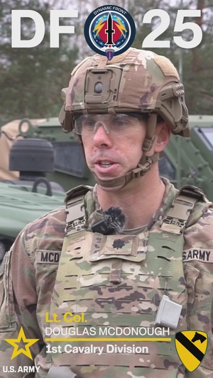 U.S. Army and Polish Artillerymen work together during Dynamic Front