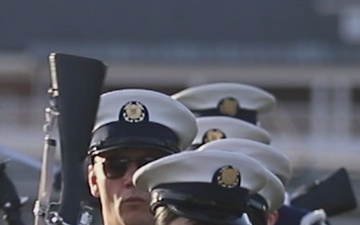 Military drill teams prepare for presidential inauguration