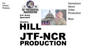U.S. Army Spc. Chaeton Hill - Hometown News (JTF-NCR Video)