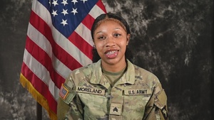 U.S. Army Sergeant Shaliyah Moreland - Hometown News (B-Roll)