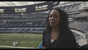 Yvette Bourcicot at L.A. Total Army Career Fair