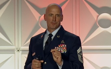 VIDEO: CMSAF David Flosi addresses Airmen during A/TA 2024