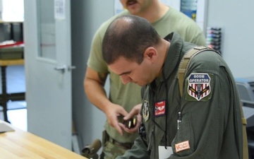 134th ARW participates in a generation exercise - air crew flight equipment and pilots ( b-roll)