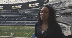 Yvette Bourcicot at L.A. Total Army Career Fair