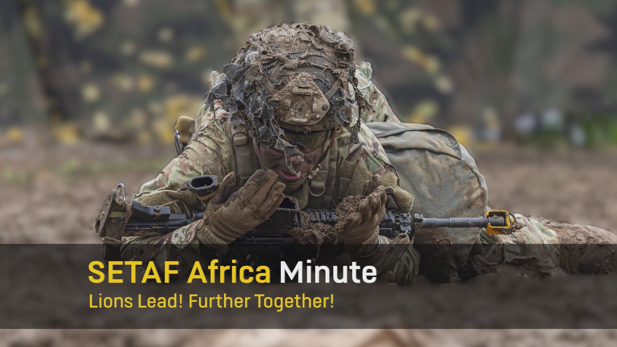 The "SETAF Africa Minute" is a monthly video showcasing the Command's activities in Africa, Italy and beyond.

01. 173rd Airborne Brigade & Southern European Task Force, Africa - Expert Infantry, Soldier and Field Medical Badge (E3B) - Vicenza, Italy
02. Southern European Task Force, Africa - Norwegian Foot March - Vicenza, Italy
03. Vicenza Military Community - 10 Miler Shadow Run - Vicenza, Italy
04. Southern European Task Force, Africa -  Women's Leadership Development Symposium - Vicenza, Italy
05 . Southern European Task Force, Africa - SETAF-AF 69th Birthday Celebration - Vicenza, Italy