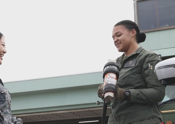 KS 25 | U.S. Marines demonstrate firefighting and work alongside Japanese forces