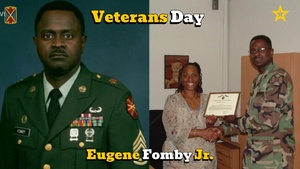 Veterans Day Feature: Eugene Fomby Jr. (landscape)
