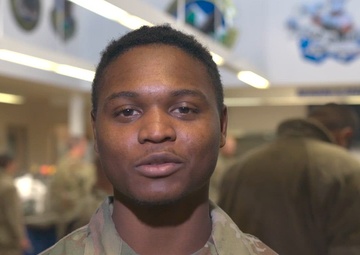 Senior Airman Elijah Robinson, San Francisco 49ers