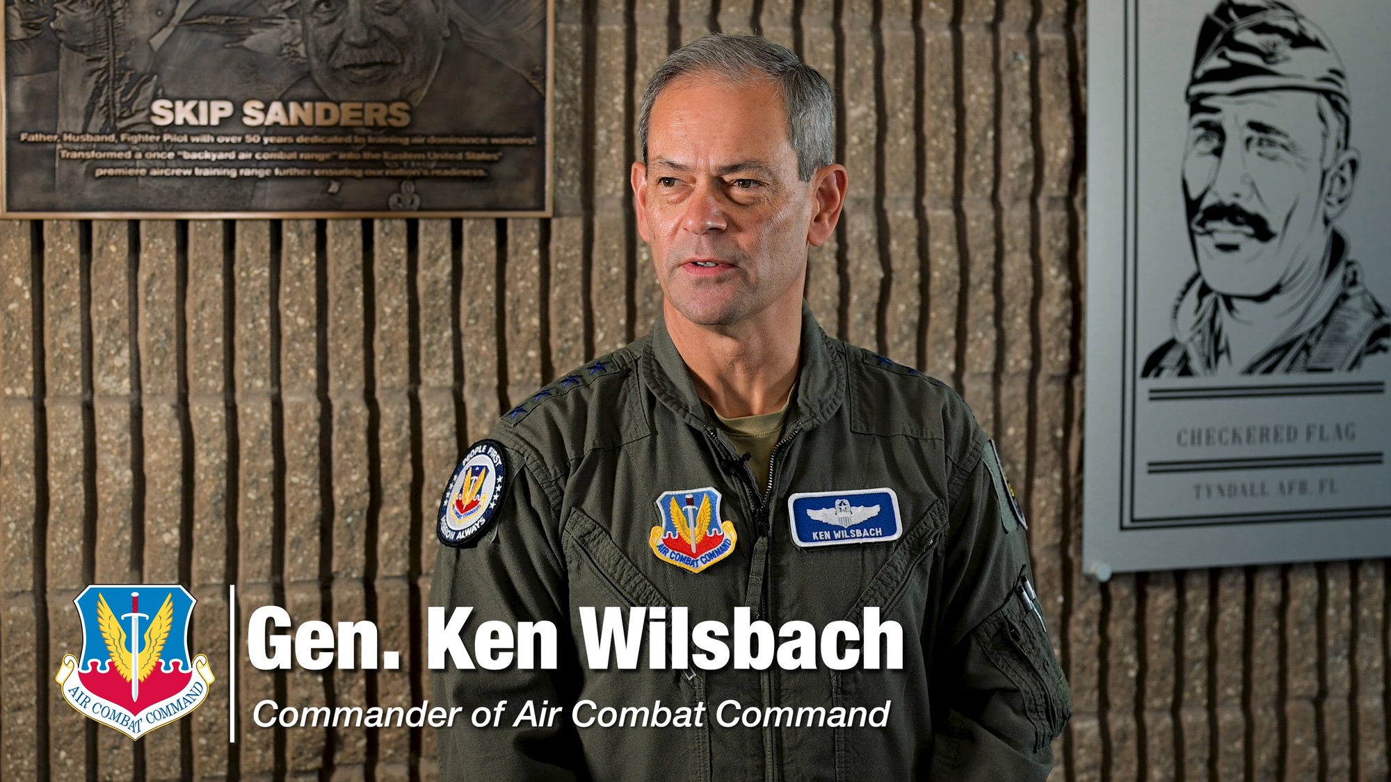 This video highlights U.S. Air Force Gen. Ken Wilsbach, commander of Air Combat Command, who visited Tyndall Air Force Base, Florida, Oct. 30-31. 