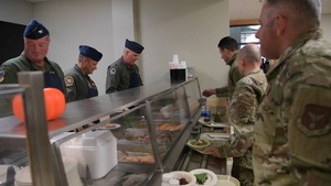 434th ARW leadership serves lunch (B-roll)