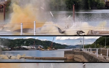 Locks and Dam 3 / Series of Dam Implosions - USACE Pittsburgh District