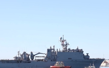 USS Germantown (LSD 42) Arrives at Broadway Pier for Fleet Week San Diego 2024