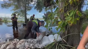 Broll : UPDATE: USACE provides water pumps to bring flood relief to Lake Bonny residents