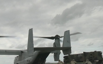 VMM-265, 1-1 ADA transport Patriot missiles aboard MV-22B Osprey