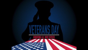 Maxwell Air Force Base gives Veterans day message to Herget Middle School