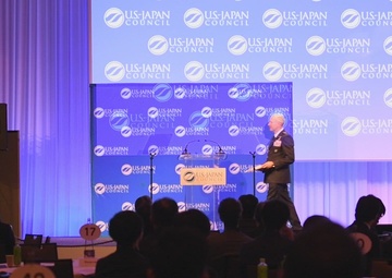 Lt. Gen. Steven Jost speaks at the US-Japan Council