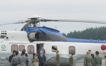 Japanese Defense Minister visits Yokota